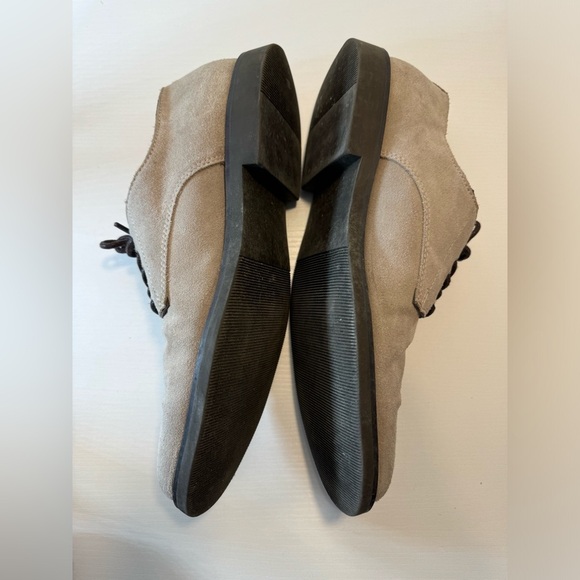 Men’s Banana Republic Tan Suede Leather Brown Lace Casual Dress Shoe size 9 - Picture 9 of 13